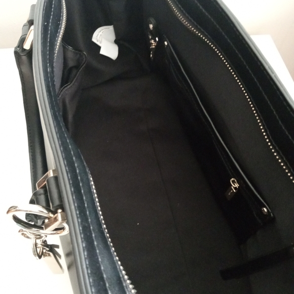 🖤⭐👜 Danier Leather | Black & Gold Tote Bag 👜⭐🖤 - Picture 8 of 12